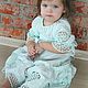 Dress for a little girl from a set of bow family'Menta Mamma'. Dresses. Aleksandra Majskaya. My Livemaster. Фото №4