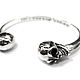 Браслет серебряный Skull Silver JB23-01, Браслет жесткий, Москва,  Фото №1