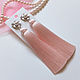 Серьги - кисти "Light pink", Серьги-кисти, Москва,  Фото №1