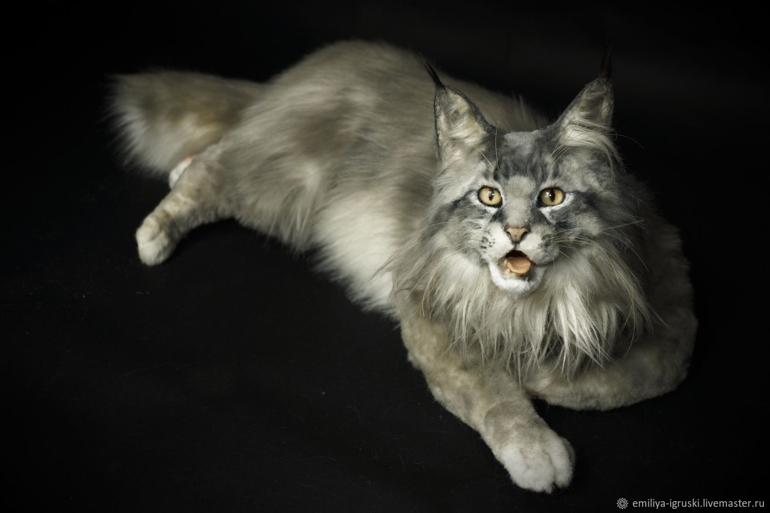 Maine Coon cat. Realistic toy купить на Ярмарке Мастеров