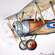 Order Airplane Painting for boy. KapustinaArt. Livemaster. . Pictures Фото №3