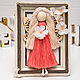 Copy of Macrame doll in photo frame 15/20. Interior doll. Textile Shop Natalya. My Livemaster. Фото №5