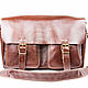 Copy work Leather handbag 'Dandy' dark brown, Classic Bag, St. Petersburg,  Фото №1
