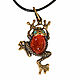 Order Frog pendant made of amber decoration Toad talisman for good luck. BalticAmberJewelryRu Tatyana. Livemaster. . Pendant Фото №3