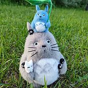 Куклы и игрушки handmade. Livemaster - original item Totoro (juguete de fieltro). Handmade.