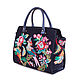 Bag ' Embroidery parrot'. Classic Bag. Pelle Volare. My Livemaster. Фото №4