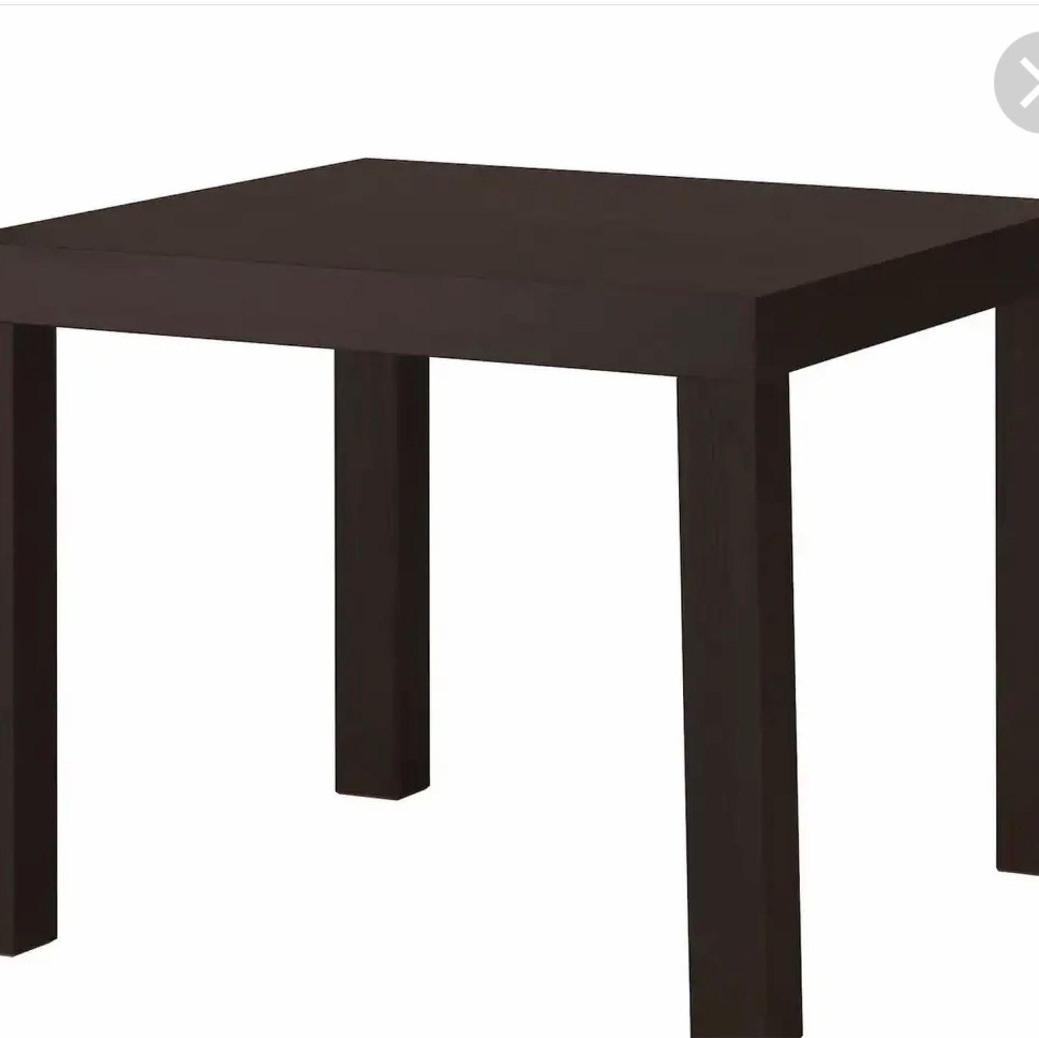 столик лакк икеа черный