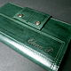 Wallet leather large. Aged Emerald, Wallets, St. Petersburg,  Фото №1