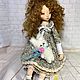 Ася,интерьерная кукла.42 см. Интерьерная кукла. Nellidolls(Нелли Иванова). Ярмарка Мастеров.  Фото №4