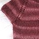Жилет вязаный вручную. Футболки. Knitting_larka. Ярмарка Мастеров.  Фото №6