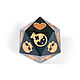 Большой дайс спасброска d20 для DnD Удача дворянина. Фишки и кости. Geek Shelf. Интернет-магазин Ярмарка Мастеров.  Фото №2