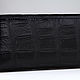 Клатч из кожи крокодила на одной молнии IMA0050B4. Кошельки. CrocShop товары из экзотической кожи. Ярмарка Мастеров.  Фото №6