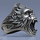 Кольцо "Злая Горилла №1" STL файл. Модель для 3D печати, Шаблоны для печати, Вологда,  Фото №1