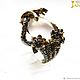 Розовый кварц. "Искушение" кольцо с розовым кварцем. Кольца. DESIGNER JEWELRY 'JANNA'. Ярмарка Мастеров.  Фото №5