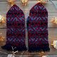 Patterned mittens, alpaca wool 100%, size 7-8. Souvenirs3. kukla-iz-lesa. Online shopping on My Livemaster.  Фото №2