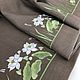 Tablecloth with embroidery ' water Lilies and sedge». Tablecloths. Shpulkin dom. My Livemaster. Фото №4