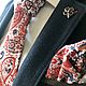 Stylish tie and handkerchief with Paisley print. Ties. Handmade_by_richi. Online shopping on My Livemaster.  Фото №2