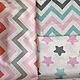 Elimination fabric Poplin stars Zig-zag. Fabric. Tkani Lyaliny. My Livemaster. Фото №5