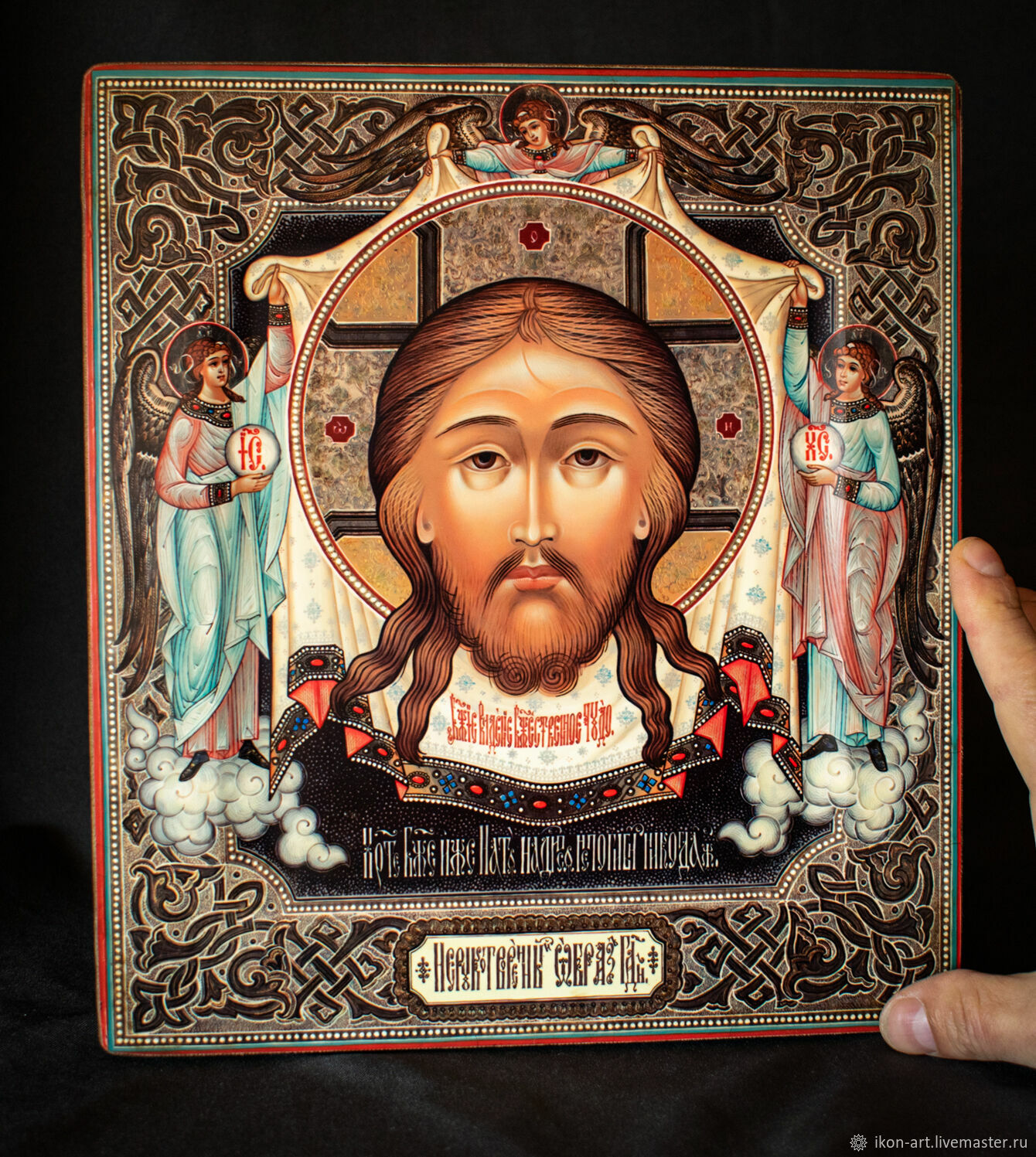 Icon 'Saved by the Hand-made with Archangels', Icons, Simferopol,  Фото №1