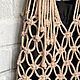 Сумка-авоська в бежевом цвете. Авоська. Macrame_ecodecor (Оксана Куликова). Ярмарка Мастеров.  Фото №4