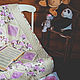 Blanket 'Lilac morning',patchwork bedspread. Blankets. VintagDreams. My Livemaster. Фото №5