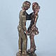 Brass statuette Boy and girl, Figurines, Yaroslavl,  Фото №1