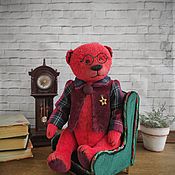 Куклы и игрушки handmade. Livemaster - original item Teddy Bears: Bear in glasses. Handmade.