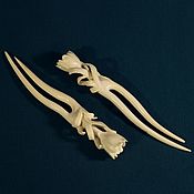 Украшения handmade. Livemaster - original item Wild Flower - carved hairpin. Handmade.