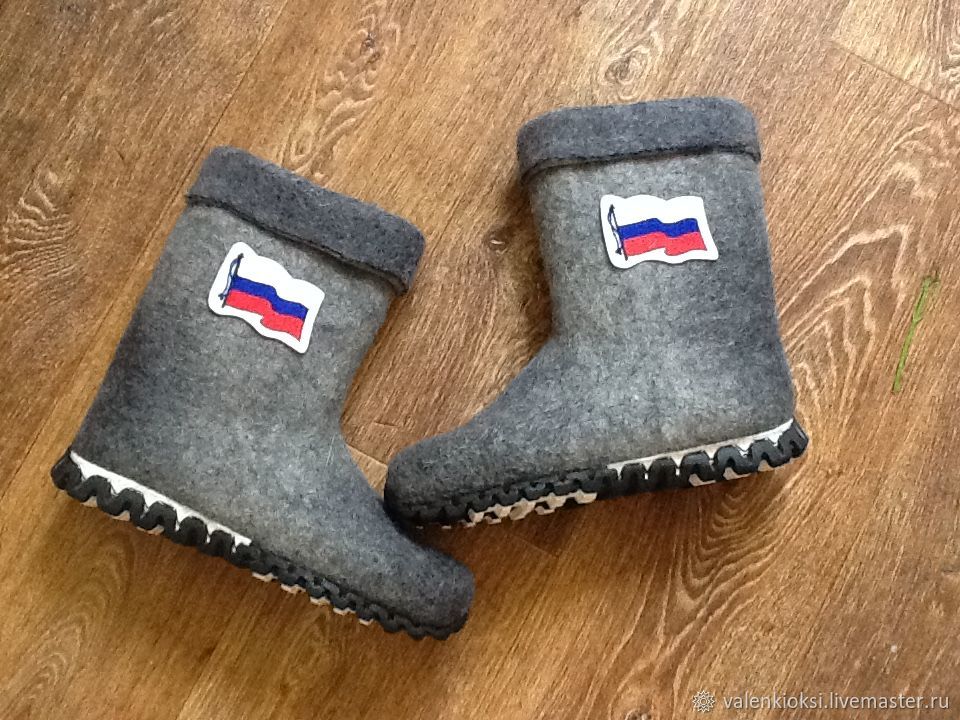 Boots men's ' Russia forward !', Felt boots, Volgodonsk,  Фото №1