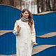 Felted coat White Flax. Coats. lenabaymut (Baymut). Online shopping on My Livemaster.  Фото №2