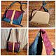 Сумка из кожи. Классическая сумка. Елена leather bag. Ярмарка Мастеров.  Фото №5