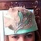 Women's felt hat-mint beige pill. Hats1. Fashion workshop madam YLora. Online shopping on My Livemaster.  Фото №2