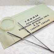 Материалы для творчества handmade. Livemaster - original item Knitting needles on a fishing line 2,5 USSR Vintage. Handmade.