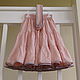Order Cambric petticoat skirt pink-peach grey. pugovkino delo (Pugovkino-delo). Livemaster. . Skirts Фото №3