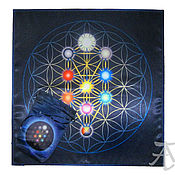 TREE of LIFE Altar cloth for divination. Atlas-Satnam