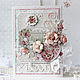 Romantic postcard `Forever love` from the workshop of scrapbooking Living History