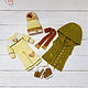 Clothes for Paola Reina dolls. Olive-yellow set with hood. Clothes for dolls. DeSouris (desouris). My Livemaster. Фото №4