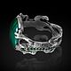 Кольцо Саламандра с камнем. Кольца. Aventure.Jewelry. Интернет-магазин Ярмарка Мастеров.  Фото №2