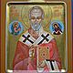 Святитель Николай Мирликийский чудотворец. Иконы. Якунина Оксана (Icon-). Интернет-магазин Ярмарка Мастеров.  Фото №2