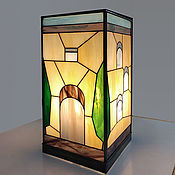 Для дома и интерьера handmade. Livemaster - original item Stained glass lamp Svetlica. Handmade.