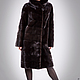 Order Mink coat, Scanblack in a Transverse Layout. Muar Furs. Livemaster. . Fur Coats Фото №3