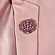 Brooch made of beads Shell Scallop pink, brooch lilac. Brooches. Zveva. Online shopping on My Livemaster.  Фото №2