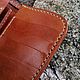Кошелёк из кожи ручной работы. Модель М-6 6-card. Кошельки. Fadeev Leather Handcraft. Ярмарка Мастеров.  Фото №7