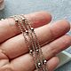 Заказать Цепь тонкая с шариком,родированная,50см. SilverBranch_Shop. Ярмарка Мастеров. . Цепочки Фото №3