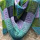 Knitted shawl ' Shades of evening forest'. Shawls. YULYA BLACKBERRY. My Livemaster. Фото №4