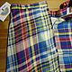 The semi-circular skirt Multicolored cage staple. Skirts. Tolkoyubki. My Livemaster. Фото №4