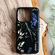 Чехол с деревом и эпоксидной смолой iPhone, Чехол, Москва,  Фото №1