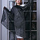 Order Down shawl-cobweb 'Night' black. Dom-puha (dom-puha). Livemaster. . Shawls1 Фото №3