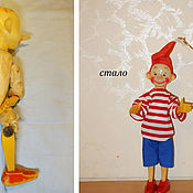 Винтаж: Кукла Буратино. Советская игрушка