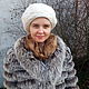 Felted beret 'Cloud', Galina Klimkina. Berets. Galina Klimkina (gala-klim). Online shopping on My Livemaster.  Фото №2